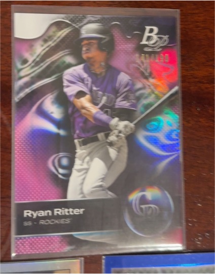 2023 Bowman Platinum #TOP-21 Ryan Ritter — front