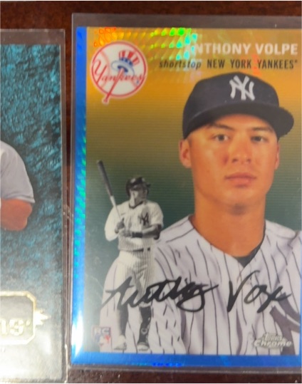 2023 Topps Chrome Platinum Anniversary #100 Anthony Volpe Rookie Yankees — front