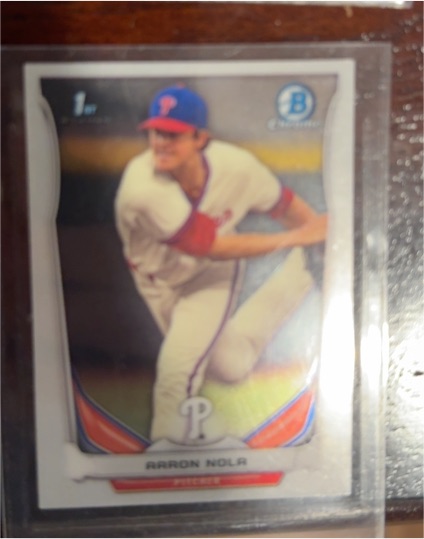 2014 Bowman Draft #CDP4 Aaron Nola — front