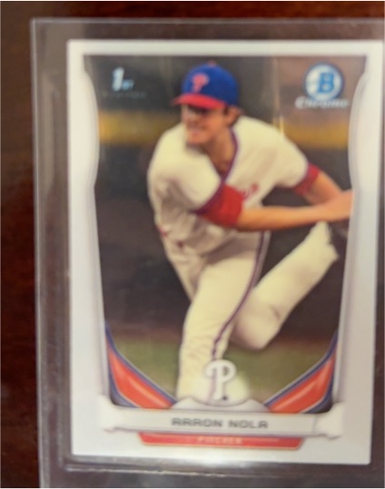 2014 Bowman Draft Chrome #CDP4 Aaron Nola — front