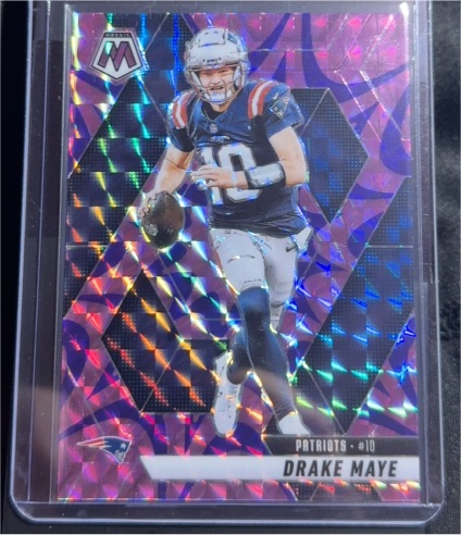 2025 Panini Mosaic #10 Drake Maye — front