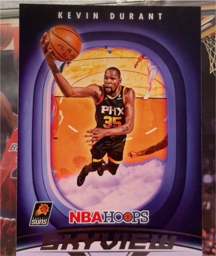 2023-24 Panini NBA Hoops #1 Kevin Durant Skyview Phoenix Suns — front