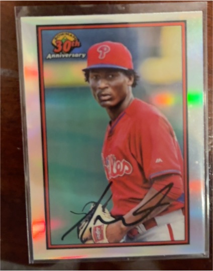 2019 Bowman Chrome 30th Anniversary #B30-SS Sixto Sanchez — front