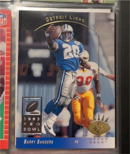 1993 Upper Deck SP #88 Barry Sanders — front