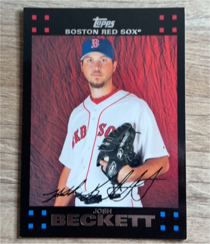 2007 Topps #444 Josh Beckett — front