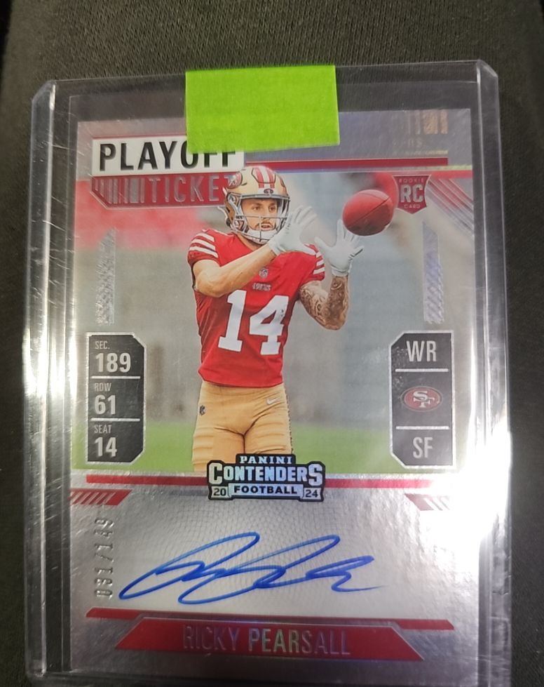 2024 Panini Contenders Playoff Ticket #Playoff Ticket Ricky Pearsall — front