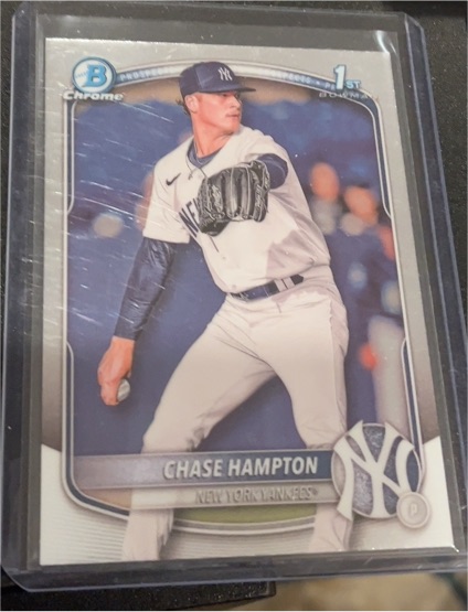 2025 Bowman Chrome #BP-57 Chase Hampton — front