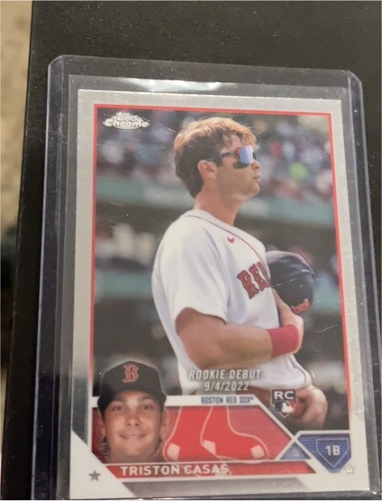 2023 Topps Chrome Update #USC125 Triston Casas Rookie Debut — front