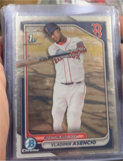 2024 Bowman Chrome #BCP-227 Vladimir Asencio — front