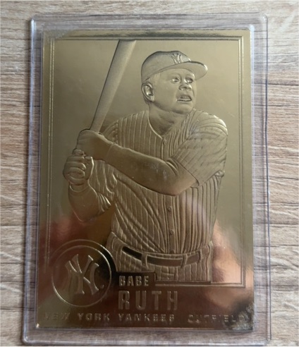 1996 Danbury Mint #30 Babe Ruth — front