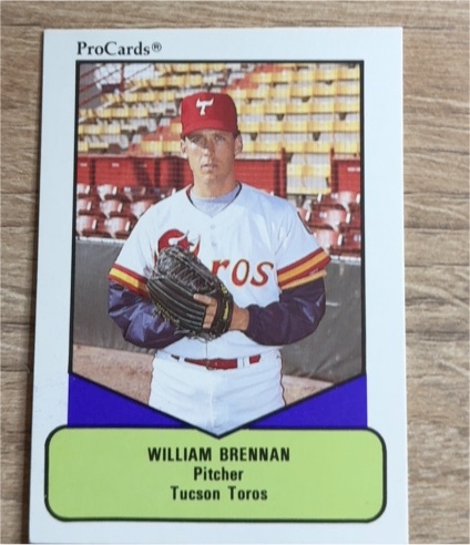 1990 ProCards AAA #187 William Brennan — front