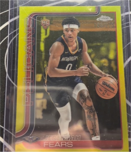 2025-26 Topps Chrome #257 Jeremiah Fears — front