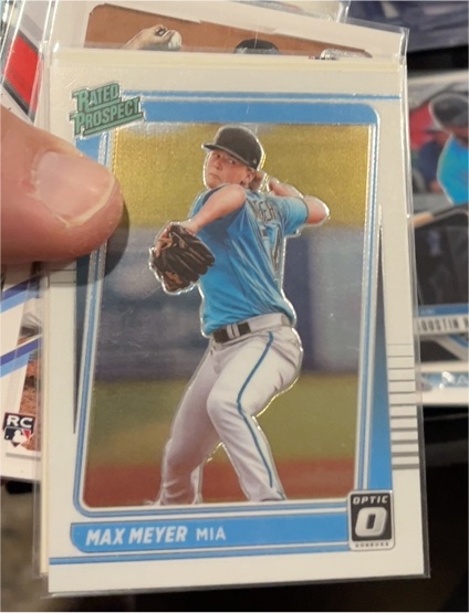 2021 Donruss Optic Rated Prospect #RP7 Max Meyer — front