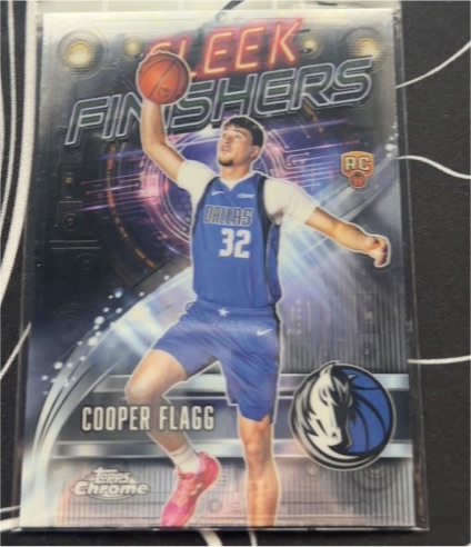 2025-26 Topps Chrome #SF-21 Cooper Flagg Sleek Finishers — front