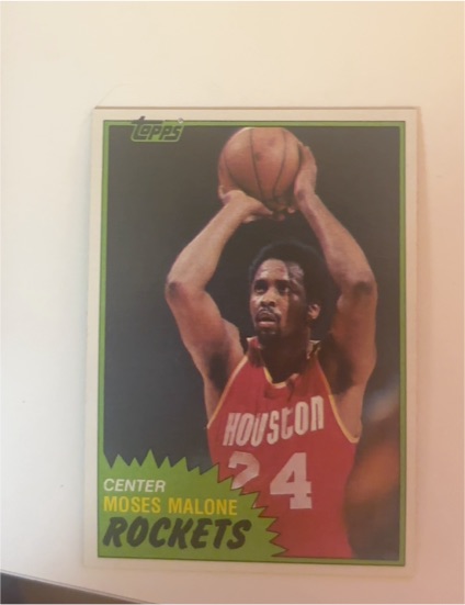1981 Topps #14 Moses Malone — front