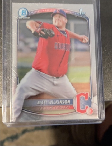 2025 Bowman Chrome Prospects #BCP-145 Matt Wilkinson — front