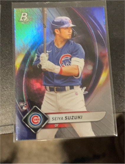 2022 Bowman Platinum #75 Seiya Suzuki — front