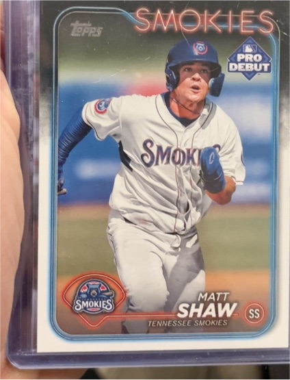 2024 Topps Pro Debut #PD-133 Matt Shaw — front