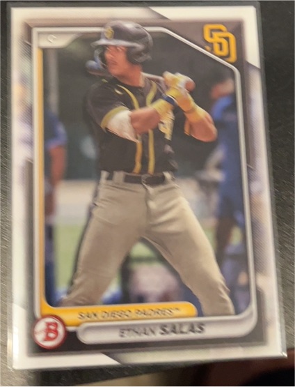 2024 Bowman Chrome Prospects #BCP-102 Ethan Salas — front