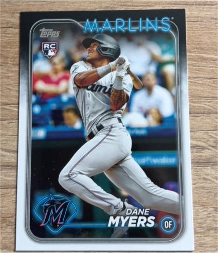 2024 Topps #188 Dane Myers Rookie Card — front
