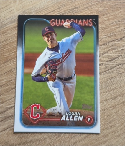 2024 Topps Series 1 #339 Logan Allen — front