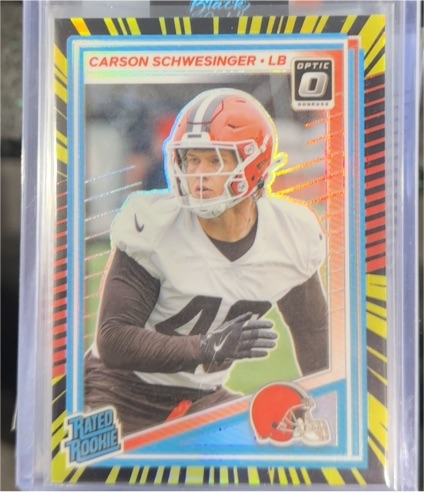 2025 Panini Donruss Optic #217 Carson Schwesinger — front