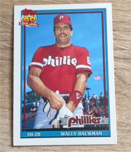 1991 Topps Traded #3T Wally Backman — front
