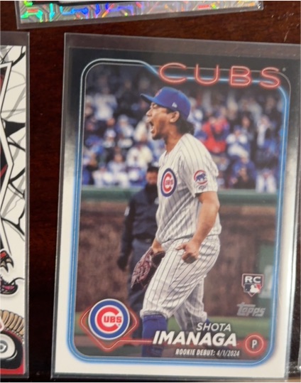 2024 Topps Update #US281 Shota Imanaga Rookie Debut — front