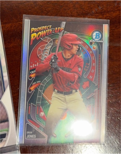 2024 Bowman Chrome Prospect Power-Up #PP-4 Druw Jones — front