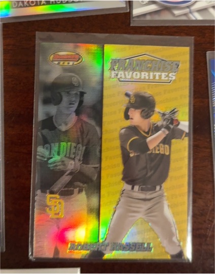 2020 Bowman's Best Franchise Favorites Robert Hassell — front