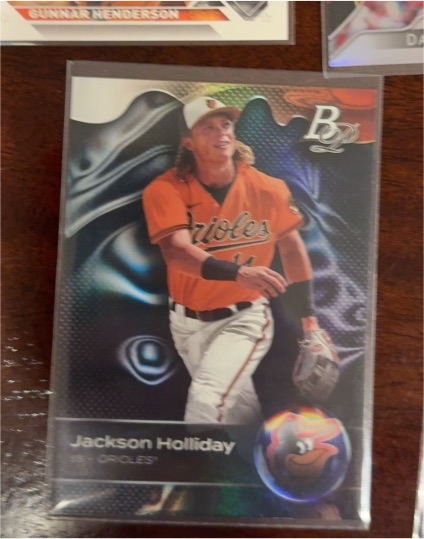 2023 Bowman Platinum #TOP-97 Jackson Holliday — front