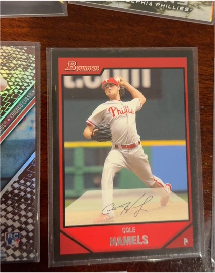 2007 Bowman #15 Cole Hamels — front