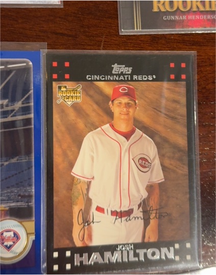 2007 Topps #625 Josh Hamilton — front