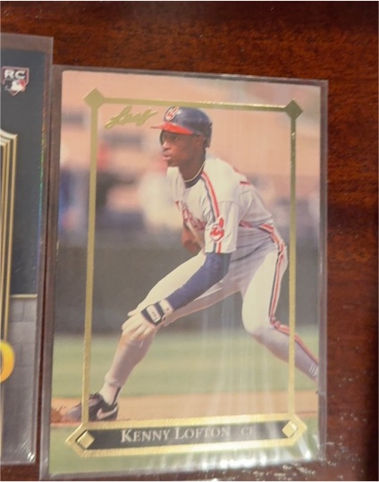 1992 Leaf Gold Leaf Rookies #BC-4 Kenny Lofton — front