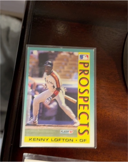 1992 Fleer Prospects #655 Kenny Lofton — front