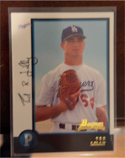 1998 Bowman #183 Ted Lilly — front