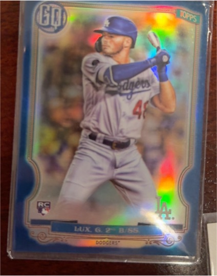 2020 Topps Gypsy Queen #174 Gavin Lux Rookie RC Chrome Refractor Blue /150 — front