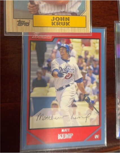 2007 Bowman #139 Matt Kemp — front