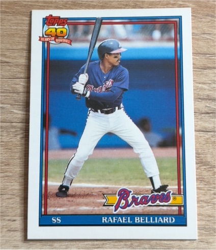 1991 Topps Traded #9T Rafael Belliard — front