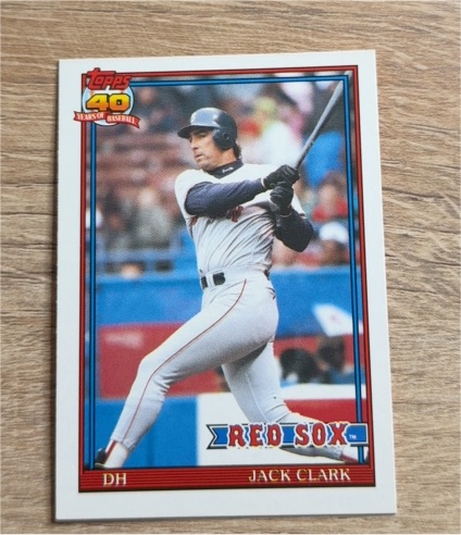 1991 Topps Traded #22T Jack Clark — front