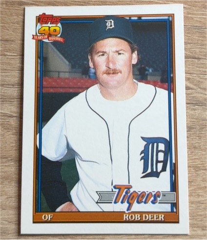 1991 Topps Traded #30T Rob Deer — front