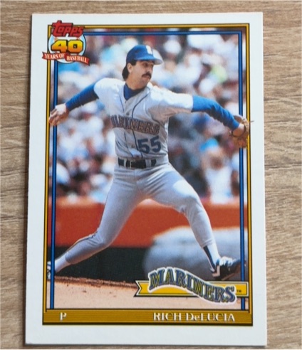 1991 Topps Traded #31T Rich DeLucia — front