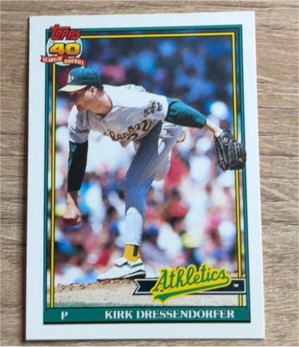 1991 Topps Traded #35T Kirk Dressendorfer — front