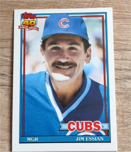 1991 Topps Traded #36T Jim Essian — front