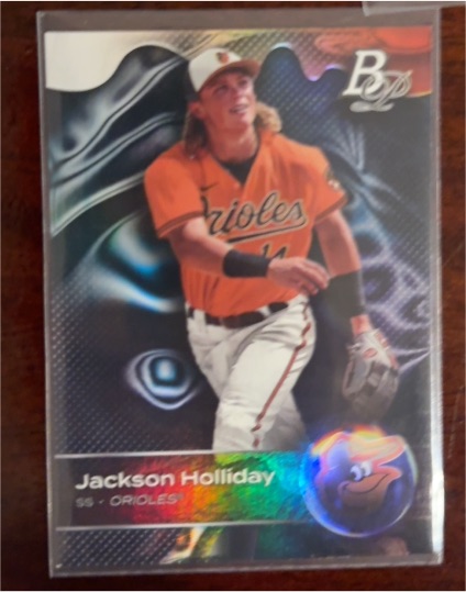2023 Bowman Platinum Top Prospects #TOP-97 Jackson Holliday — front