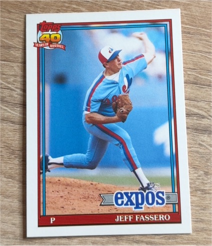 1991 Topps Traded #39T Jeff Fassero — front