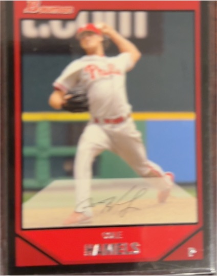 2007 Bowman #15 Cole Hamels — front
