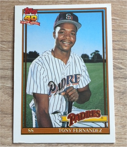 1991 Topps Traded #41T Tony Fernandez — front
