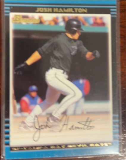 2002 Bowman #137 Josh Hamilton — front