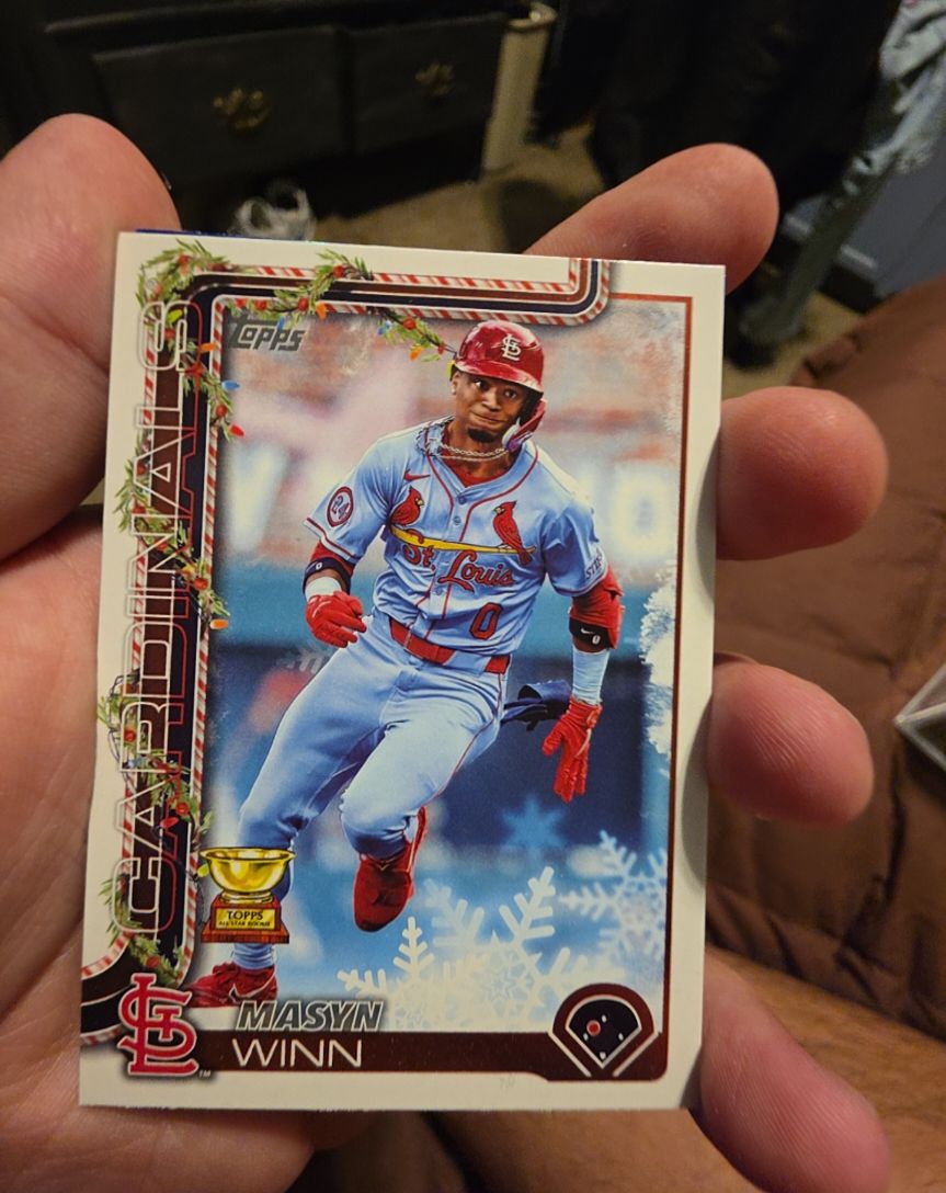 2025 Topps Holiday #H193 Masyn Winn — front